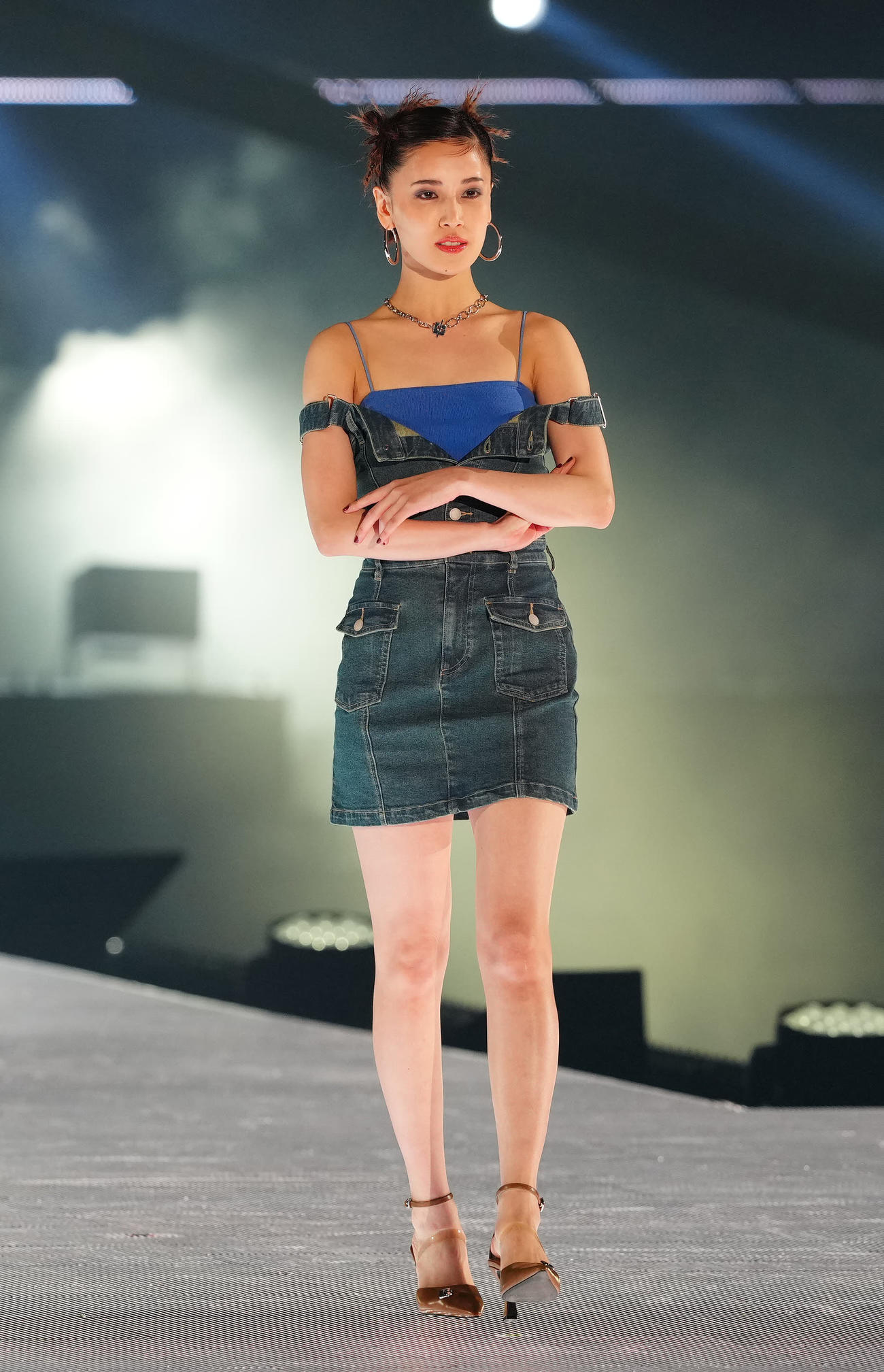 「Rakuten GirlsAward 2024 S／S」に登場する藤井夏恋（撮影・江口和貴）