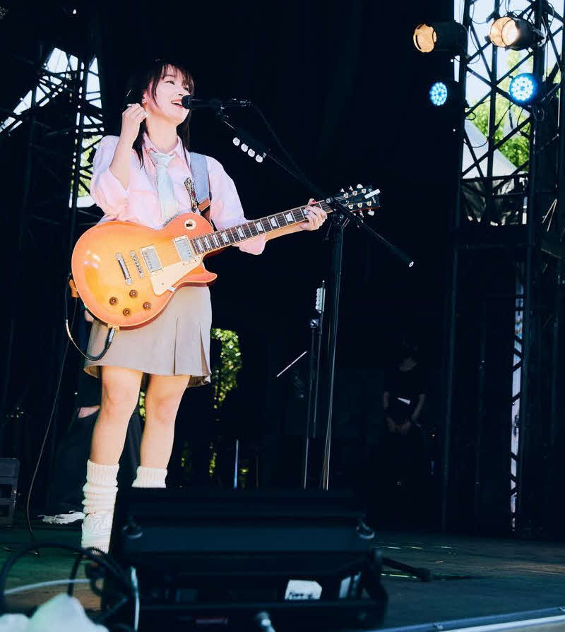 屋外イベント「JAPAN JAM 2024」で初のフェス出演を果たした乃紫