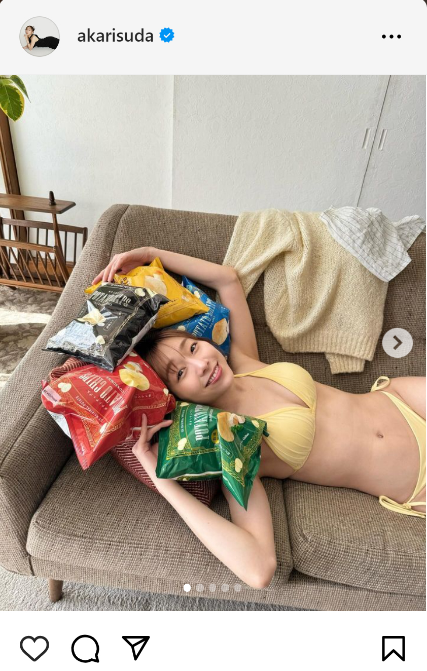 須田亜香里のインスタグラムから