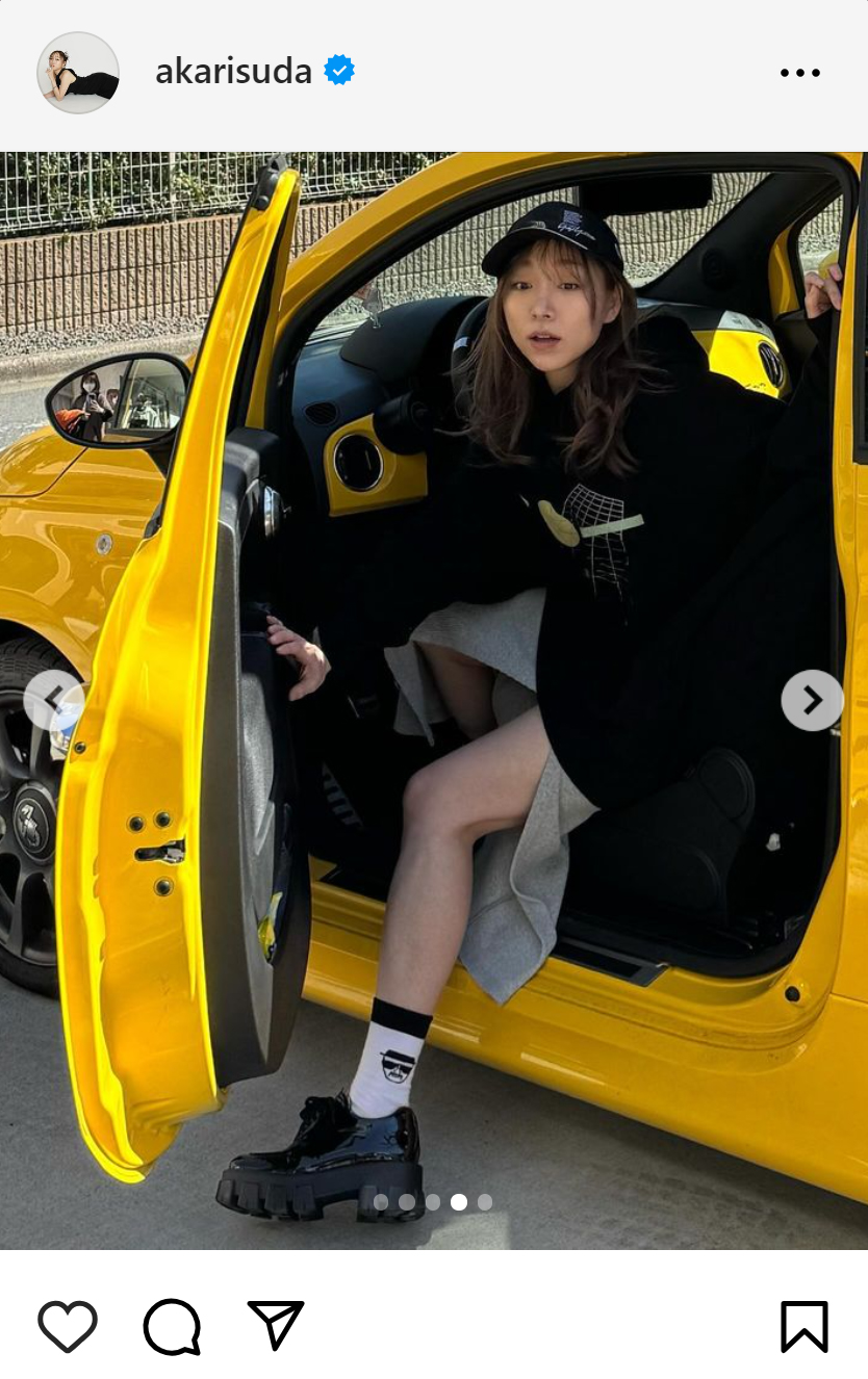 須田亜香里のインスタグラムから