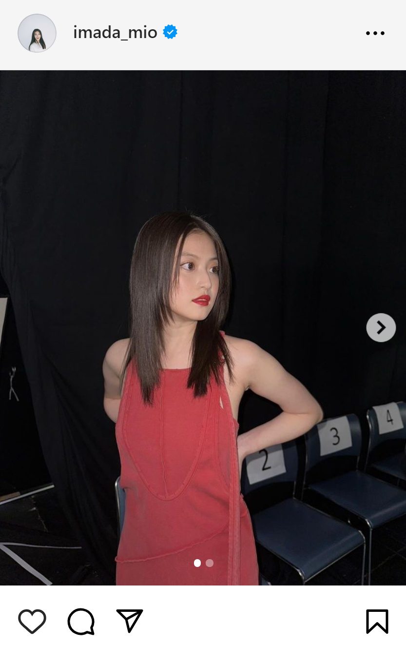 今田美桜のインスタグラムから