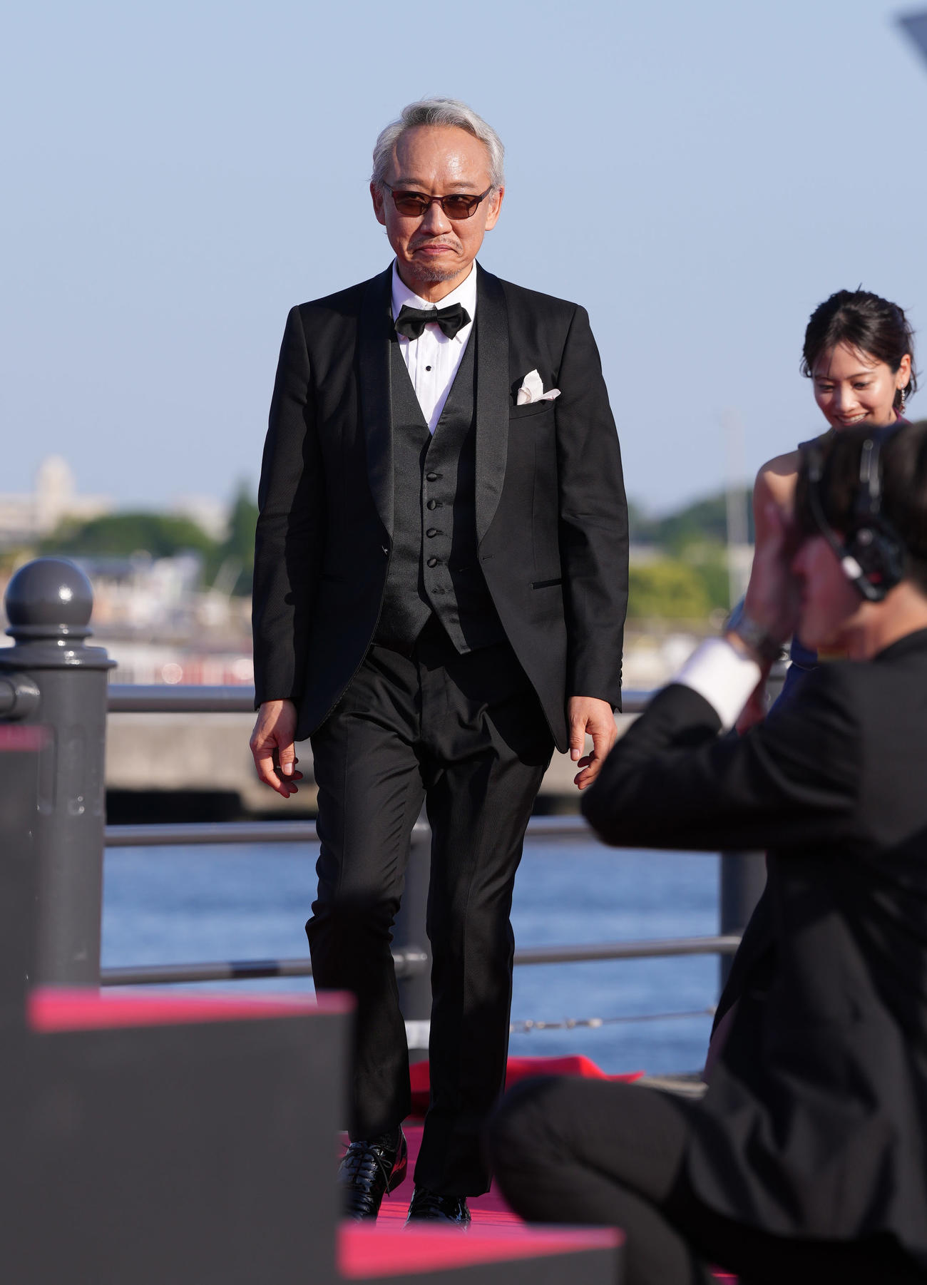 「第2回横浜国際映画祭」レッドカーペットイベントに登壇した西村まさ彦（撮影・鈴木みどり）