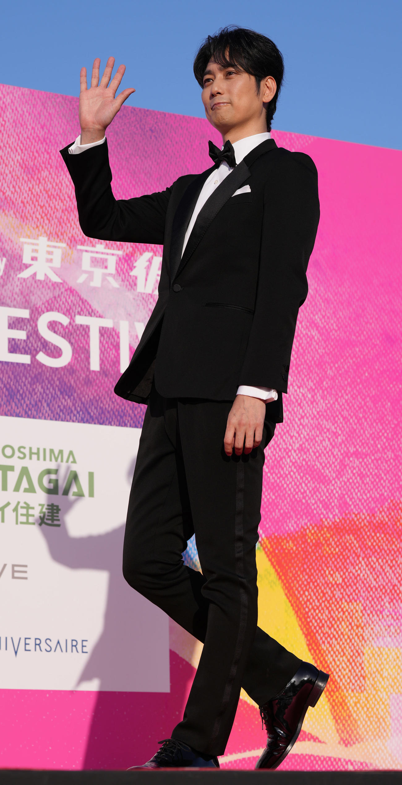 「第2回横浜国際映画祭」レッドカーペットイベントに登壇した平岡祐太（撮影・鈴木みどり）