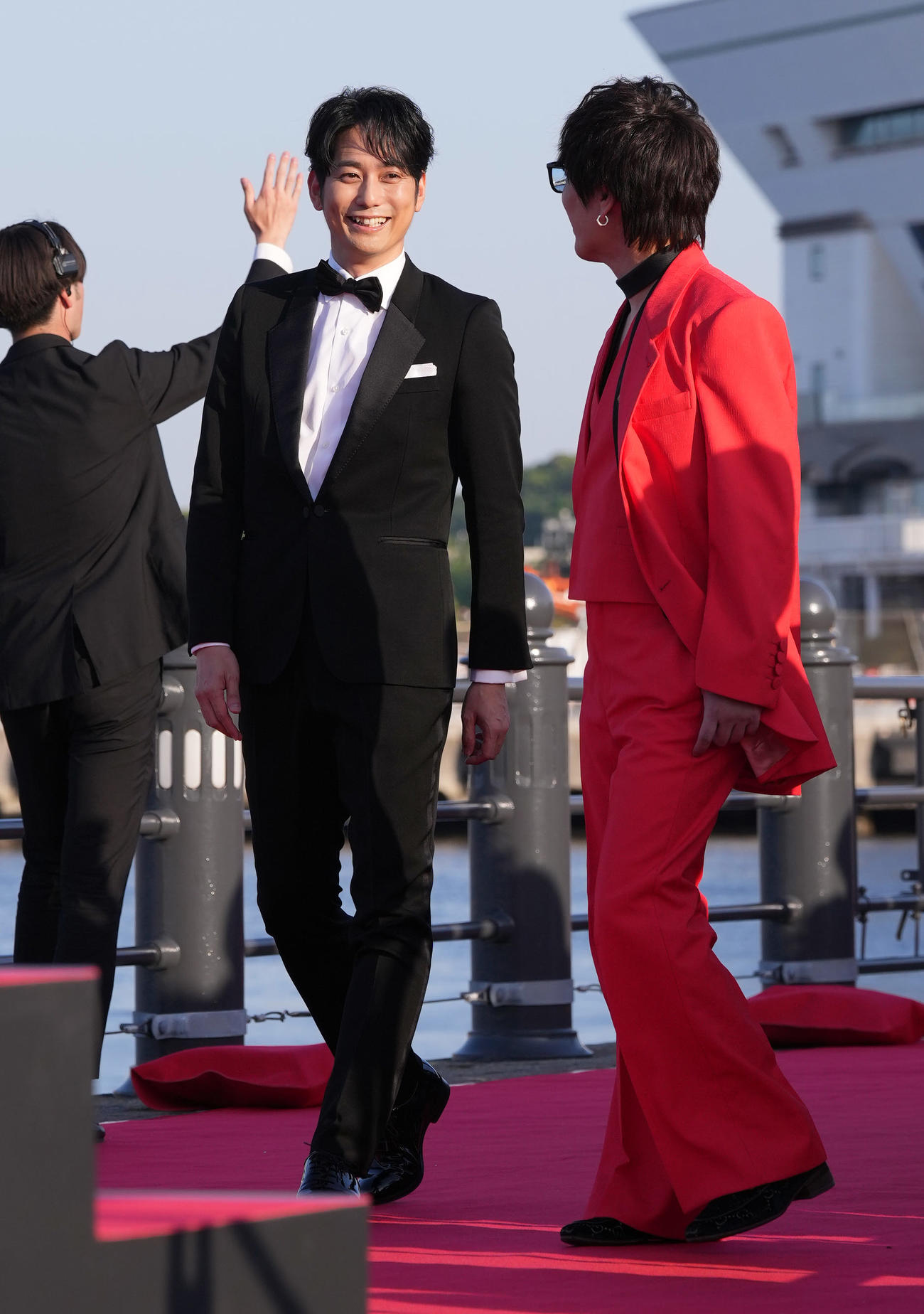 「第2回横浜国際映画祭」レッドカーペットイベントに登壇した平岡祐太（撮影・鈴木みどり）