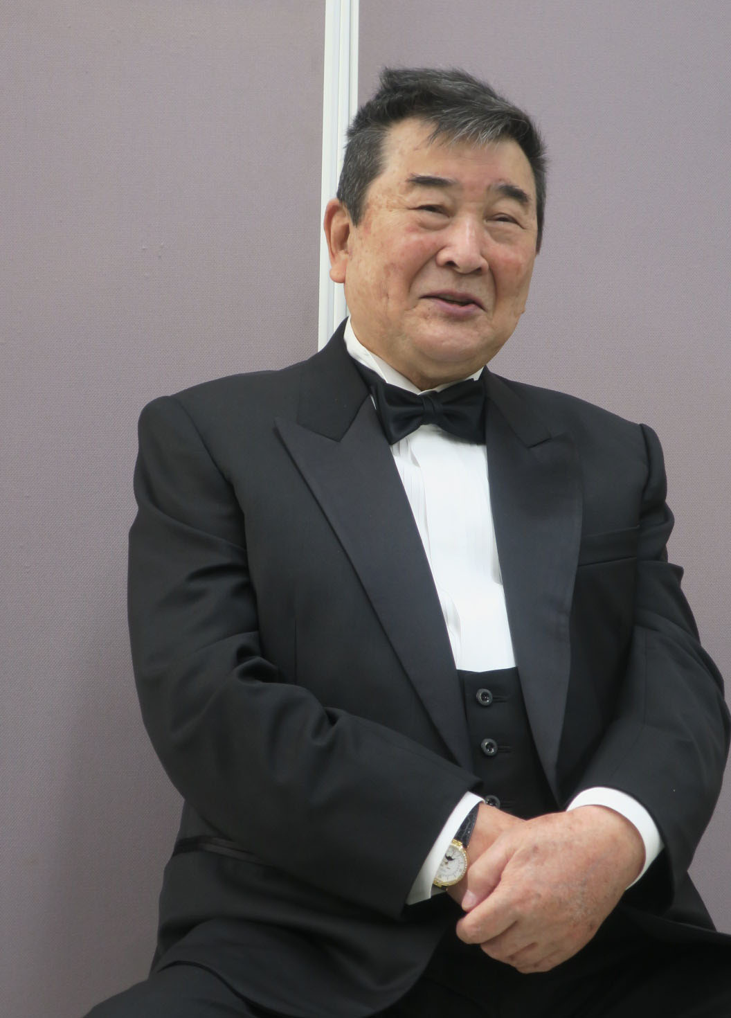 モンゴル観光大使に任命され、意気込みを語る小林旭