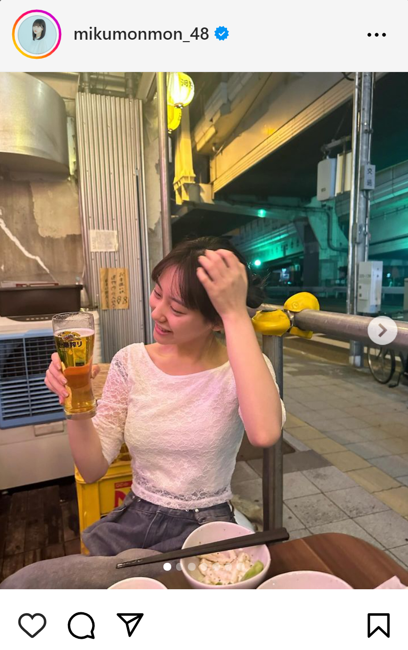 田中美久のインスタグラムから