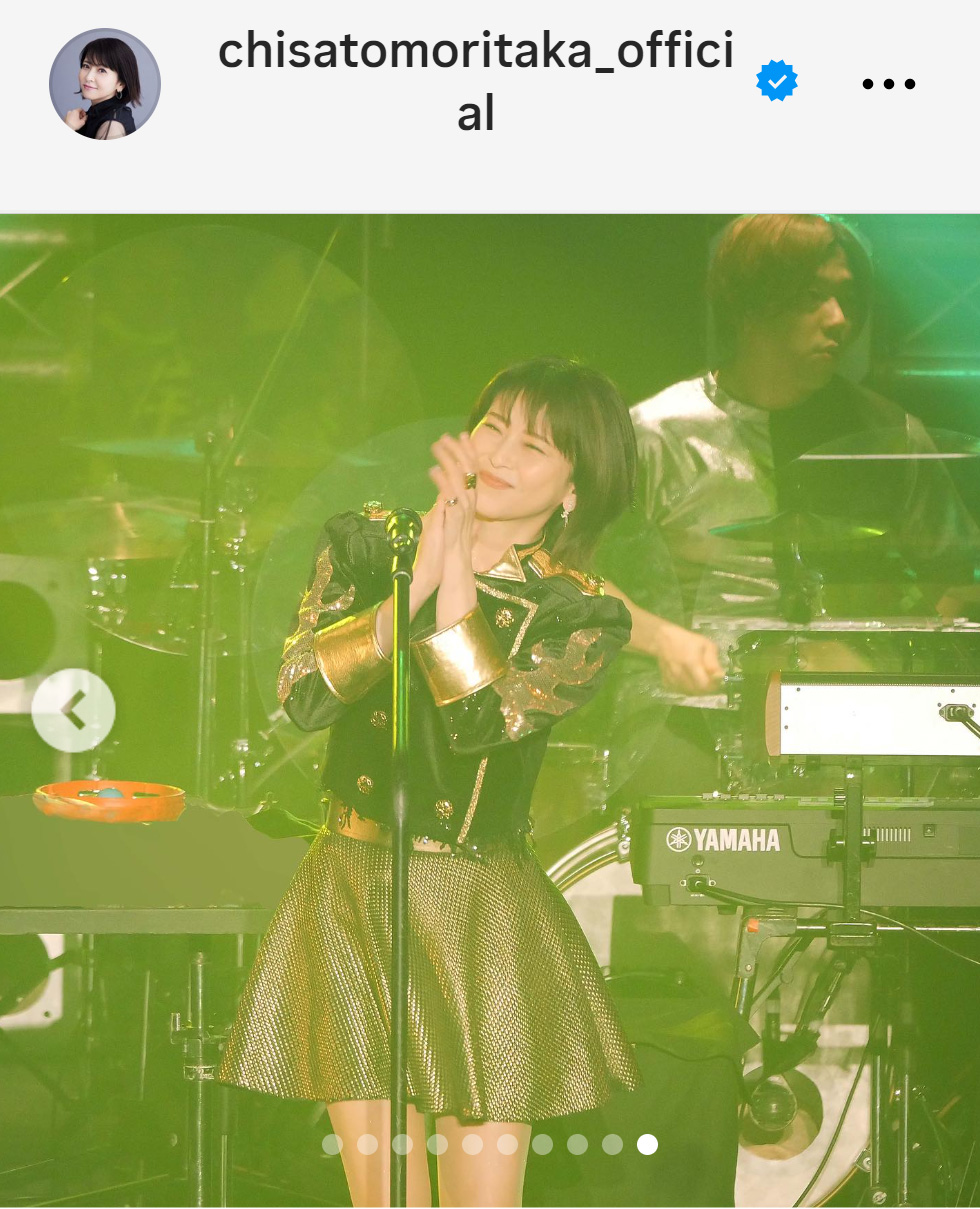 森高千里のインスタグラムから