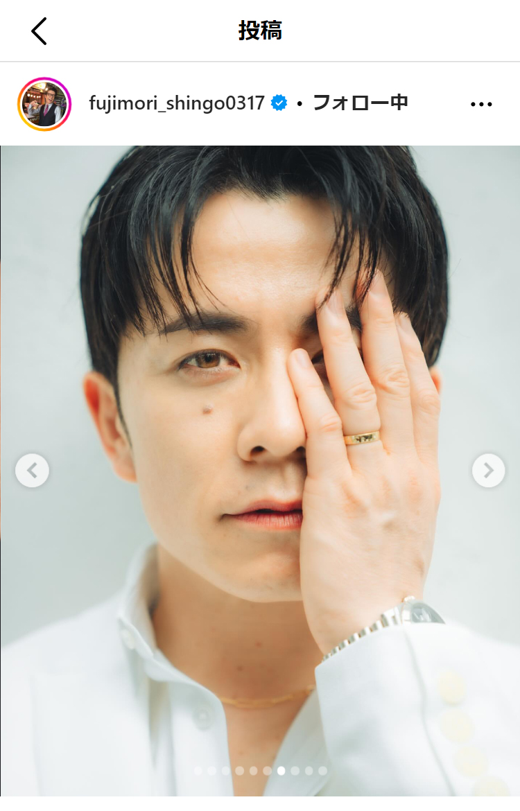 藤森慎吾のインスタグラムから