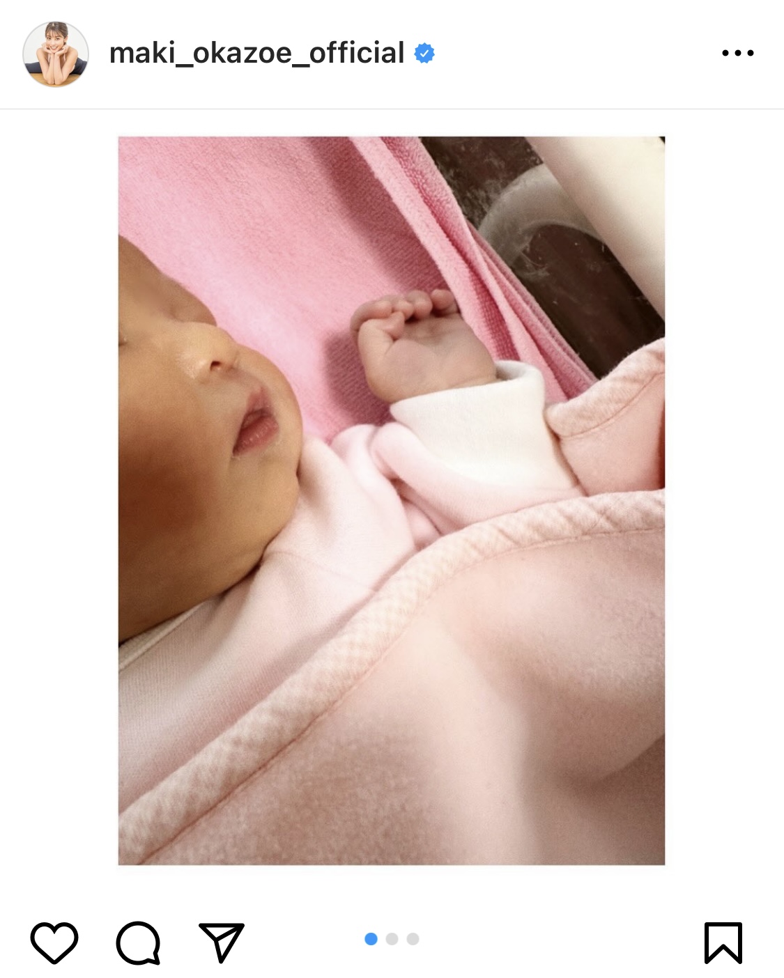 岡副麻希インスタグラムから