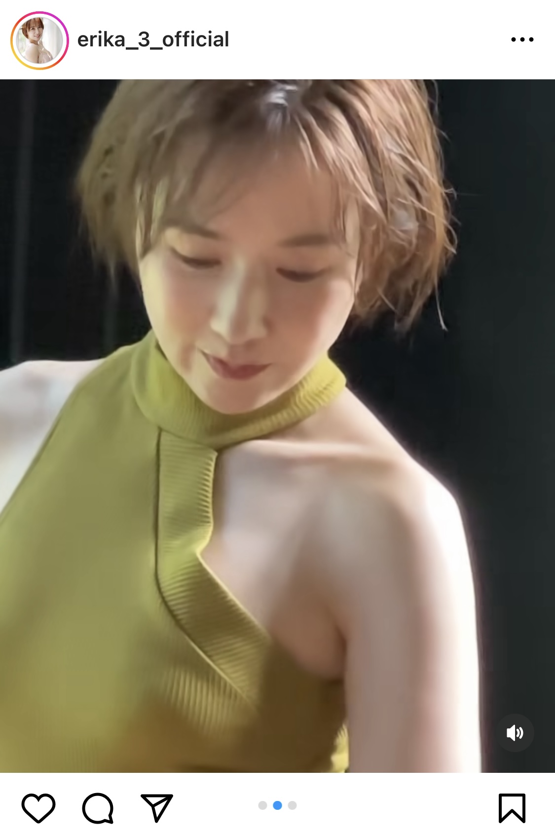 山川恵里佳インスタグラムから