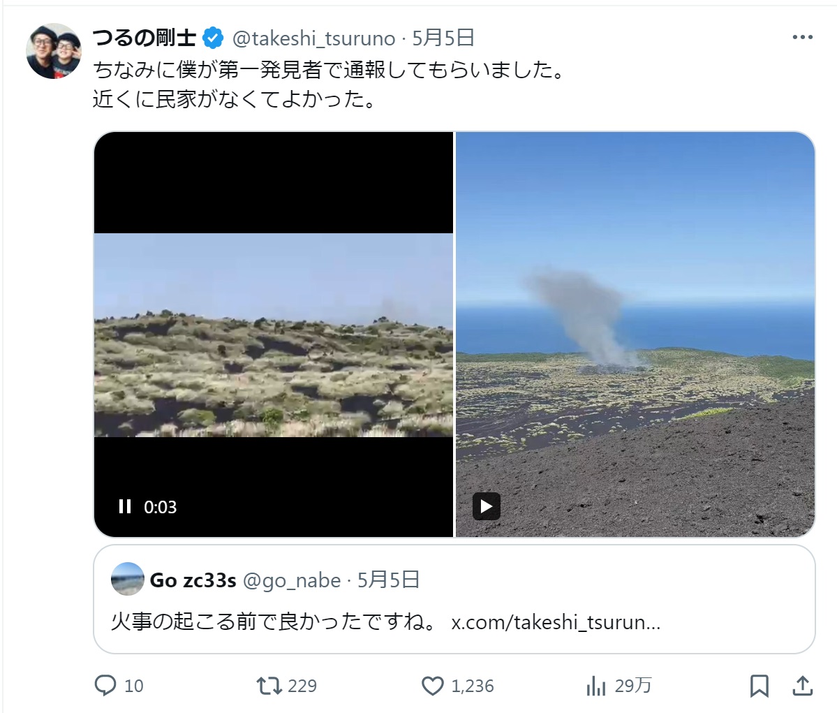 つるの剛士のXから