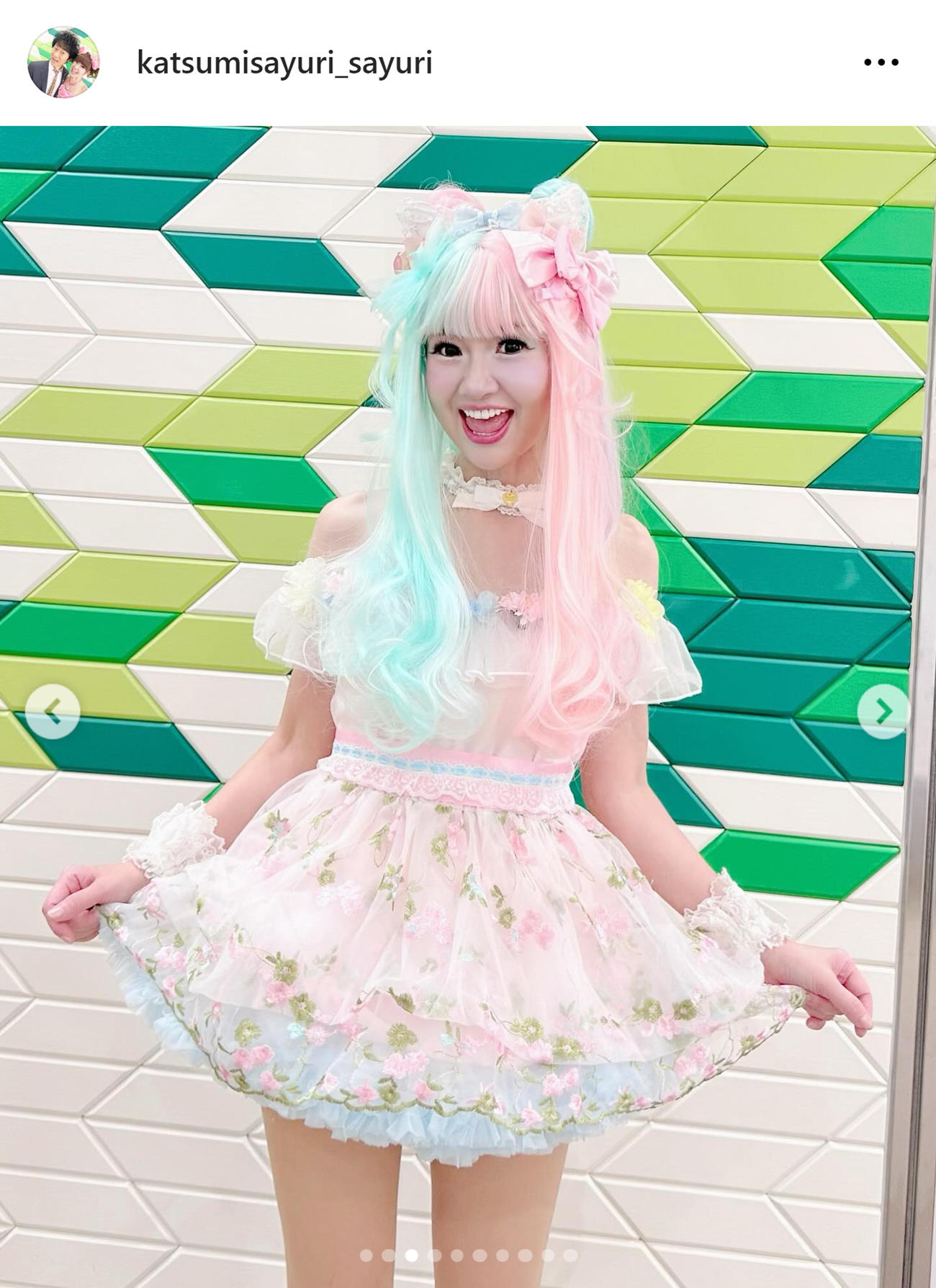 かつみ・さゆりのさゆりのインスタグラムから