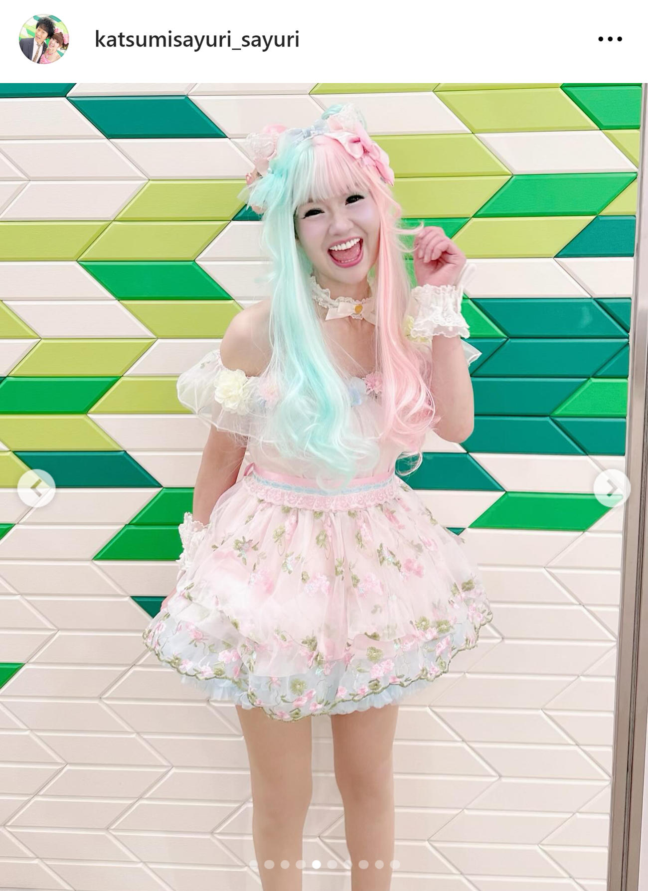 かつみ・さゆりのさゆりのインスタグラムから
