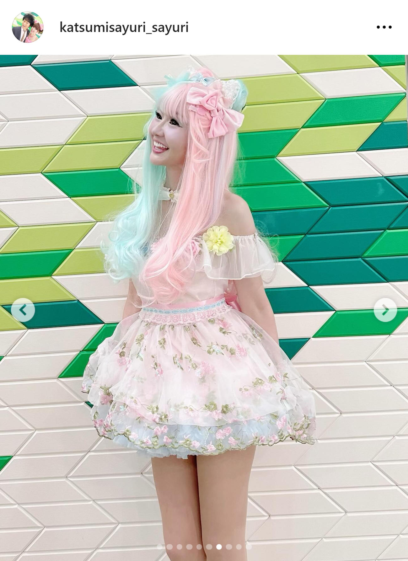 かつみ・さゆりのさゆりのインスタグラムから