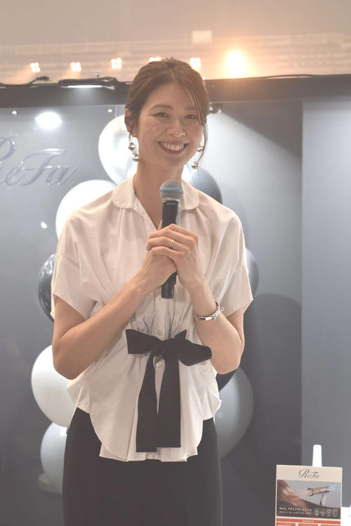 木村沙織さん、美容イベント出演「新製品を間近に見れて体験できるのがいい」会場の熱気にも興奮