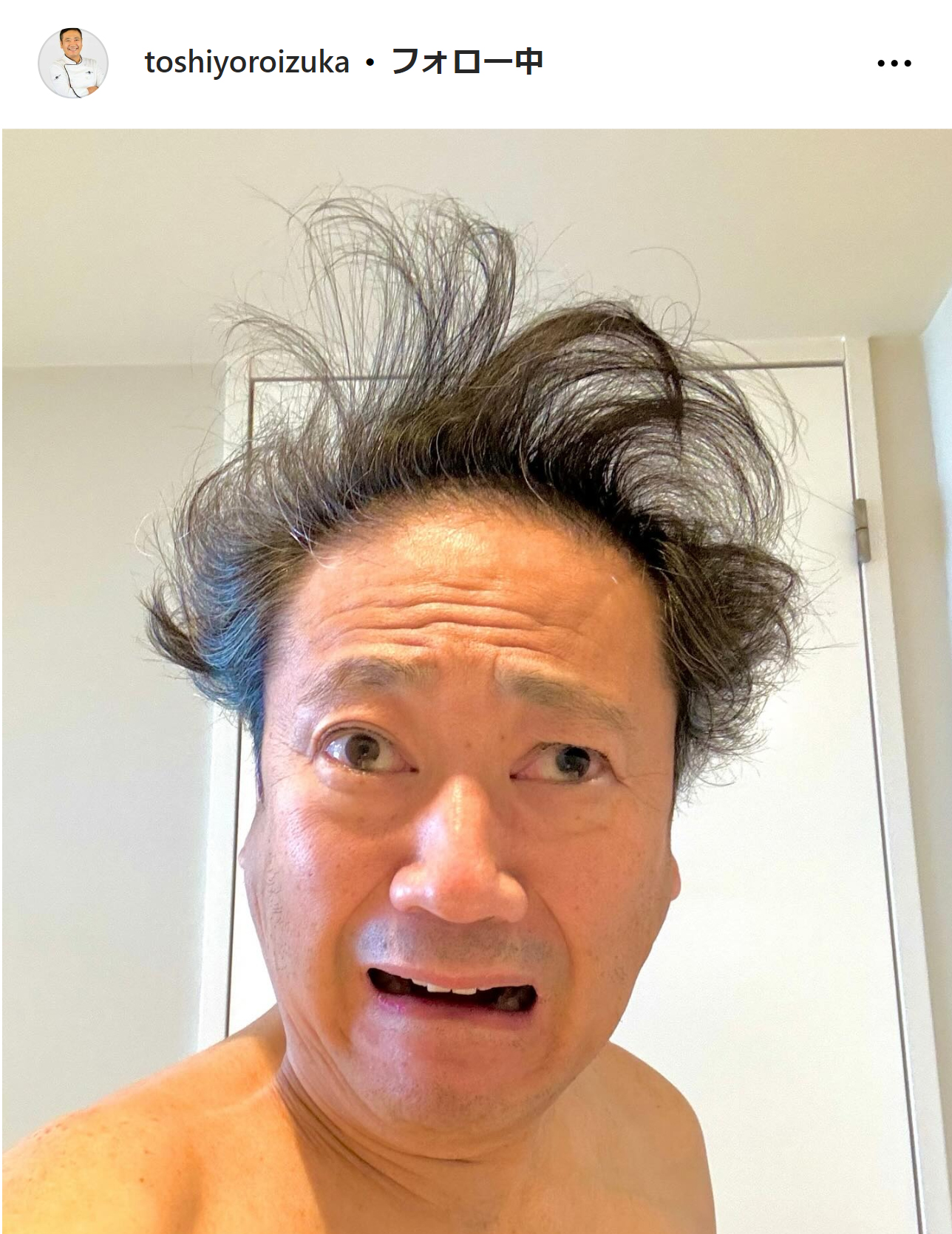 鎧塚俊彦氏のインスタグラムから