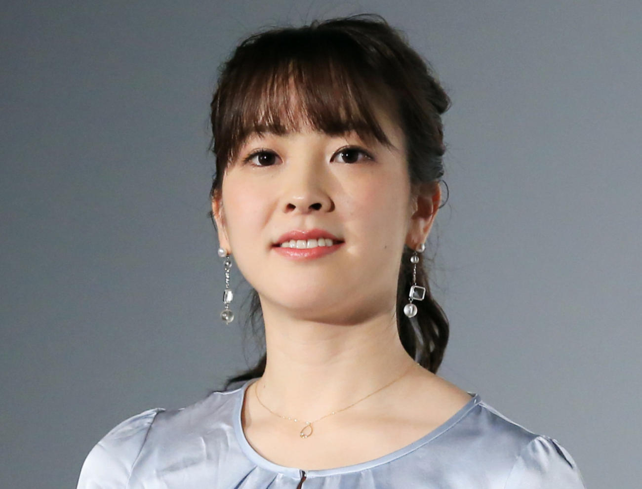 フジテレビ三上真奈アナウンサー（2019年２月撮影）