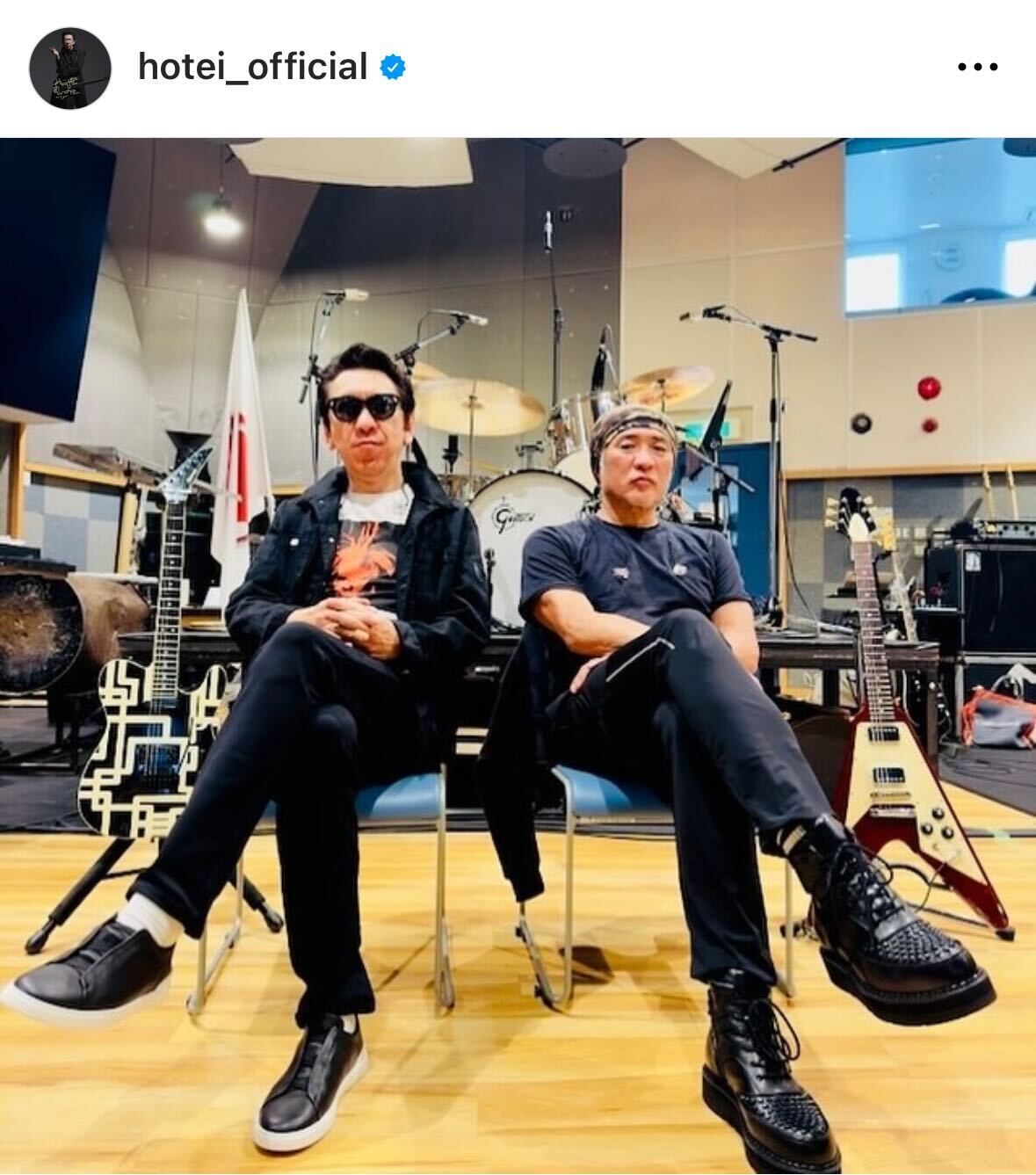 布袋寅泰のインスタグラムから