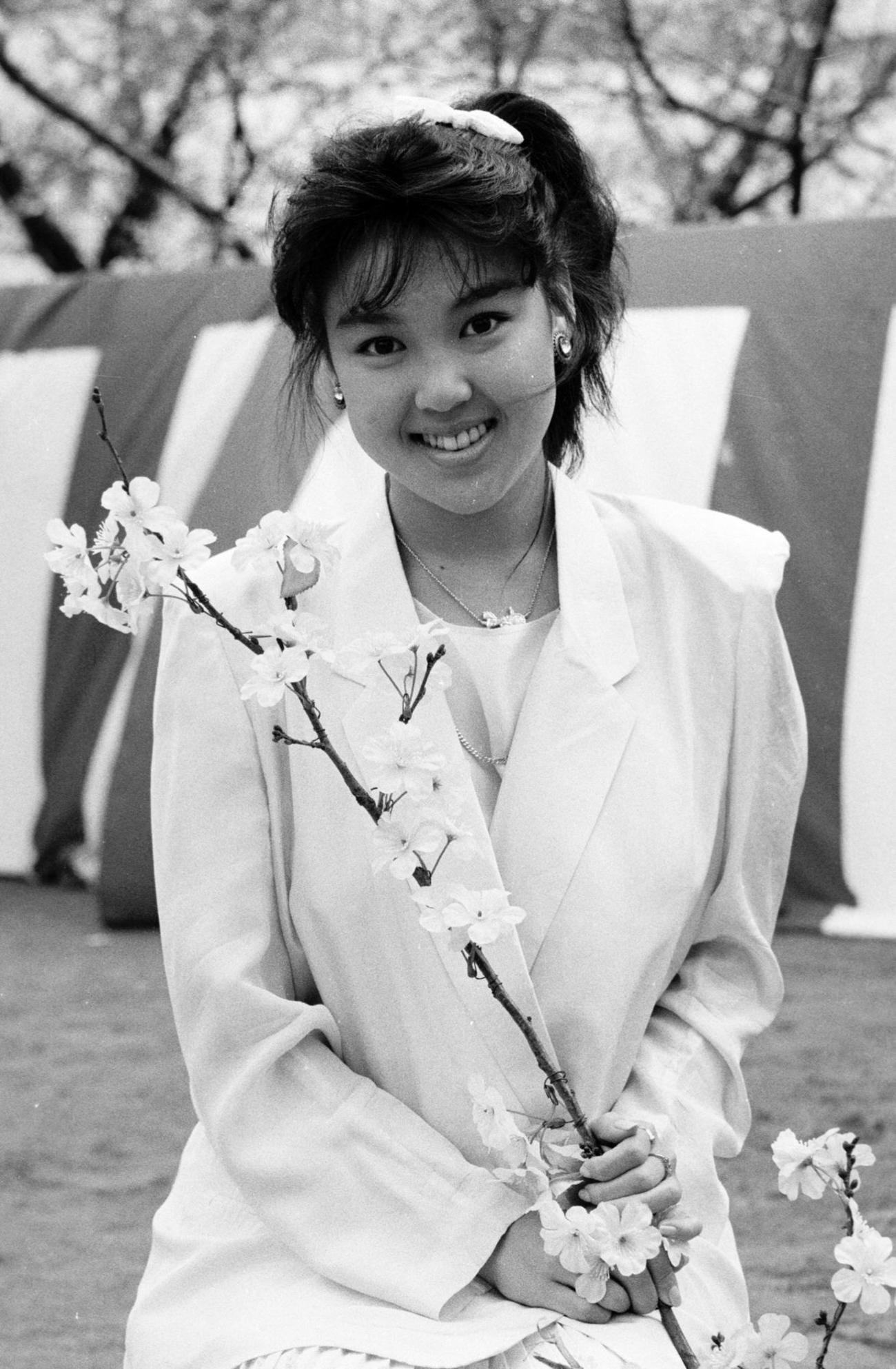 堀江しのぶさん（86年4月撮影）