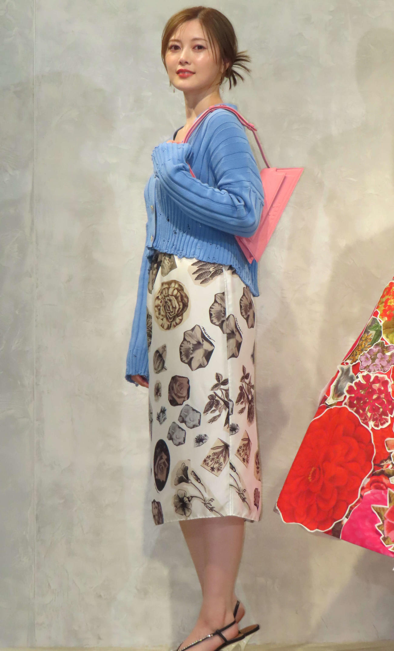 「MARNI FLOWER GARDEN」ポップアップレセプションに登場した白石麻衣