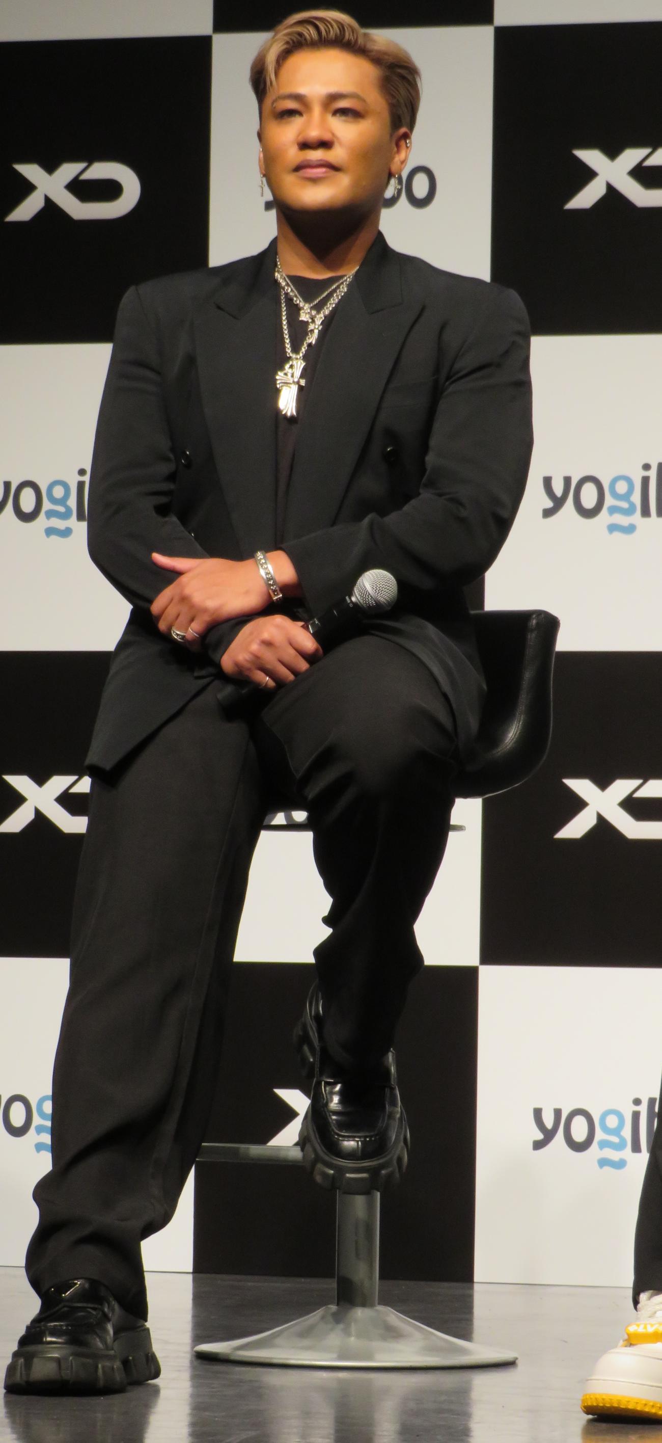 音楽フェス「XD World Music Festival」の開催発表会見に登壇したELLY