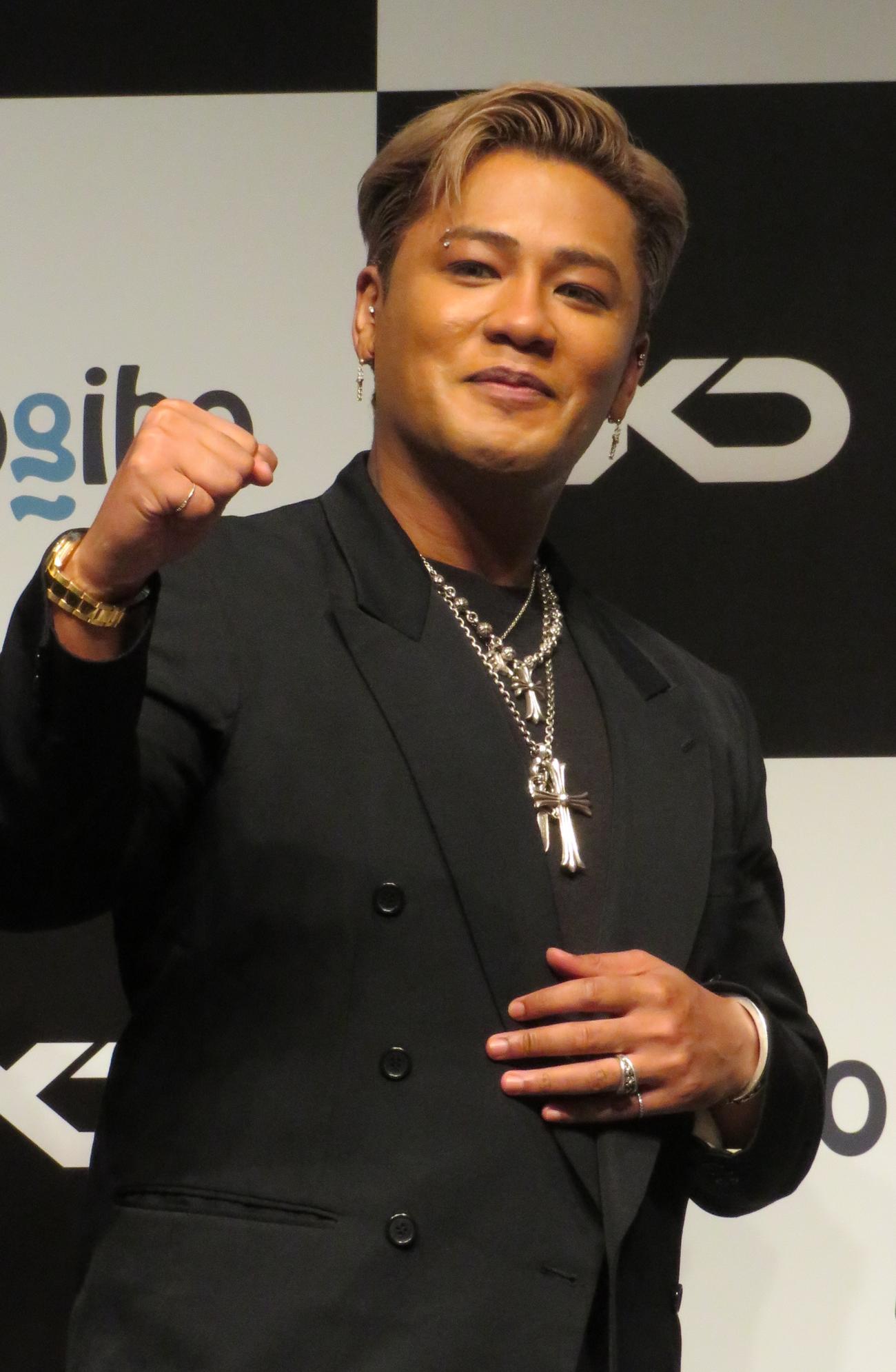 音楽フェス「XD World Music Festival」の開催発表会見に登壇したELLY
