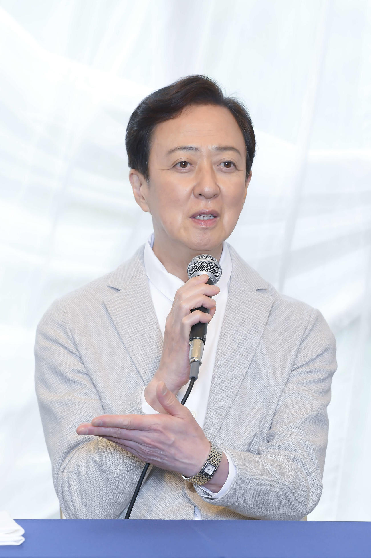 「歌舞伎座特別公演」についで話す坂東玉三郎