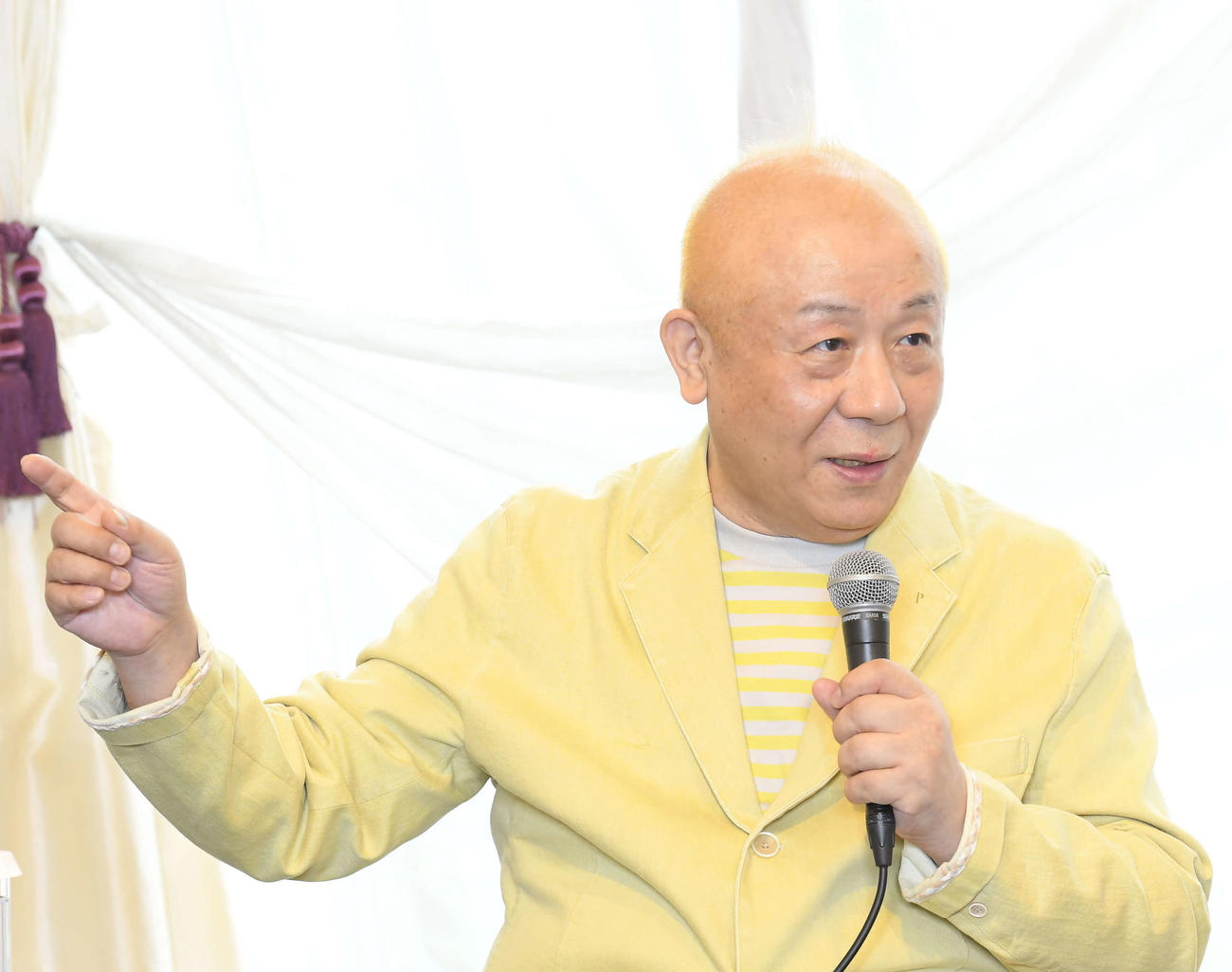 「歌舞伎座特別公演」についで話す春風亭小朝
