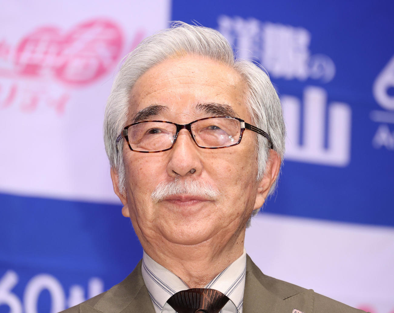 映画「お終活　再春！人生ラプソディ」舞台あいさつを行う大村崑（撮影・中島郁夫）