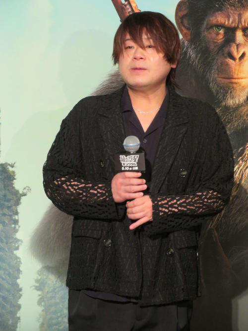 松岡禎丞「猿の惑星」舞台あいさつに飛び込み参戦「直前まで仕事…間に合うか？　と」
