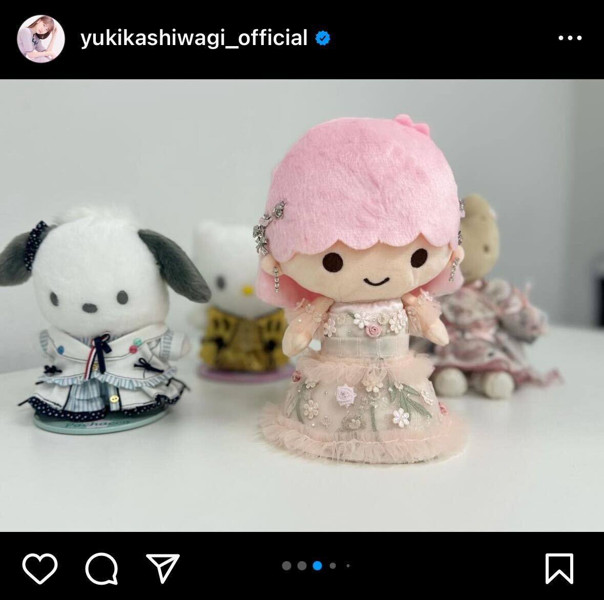 柏木由紀インスタグラムから
