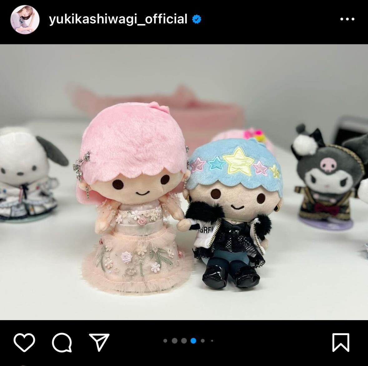 柏木由紀インスタグラムから