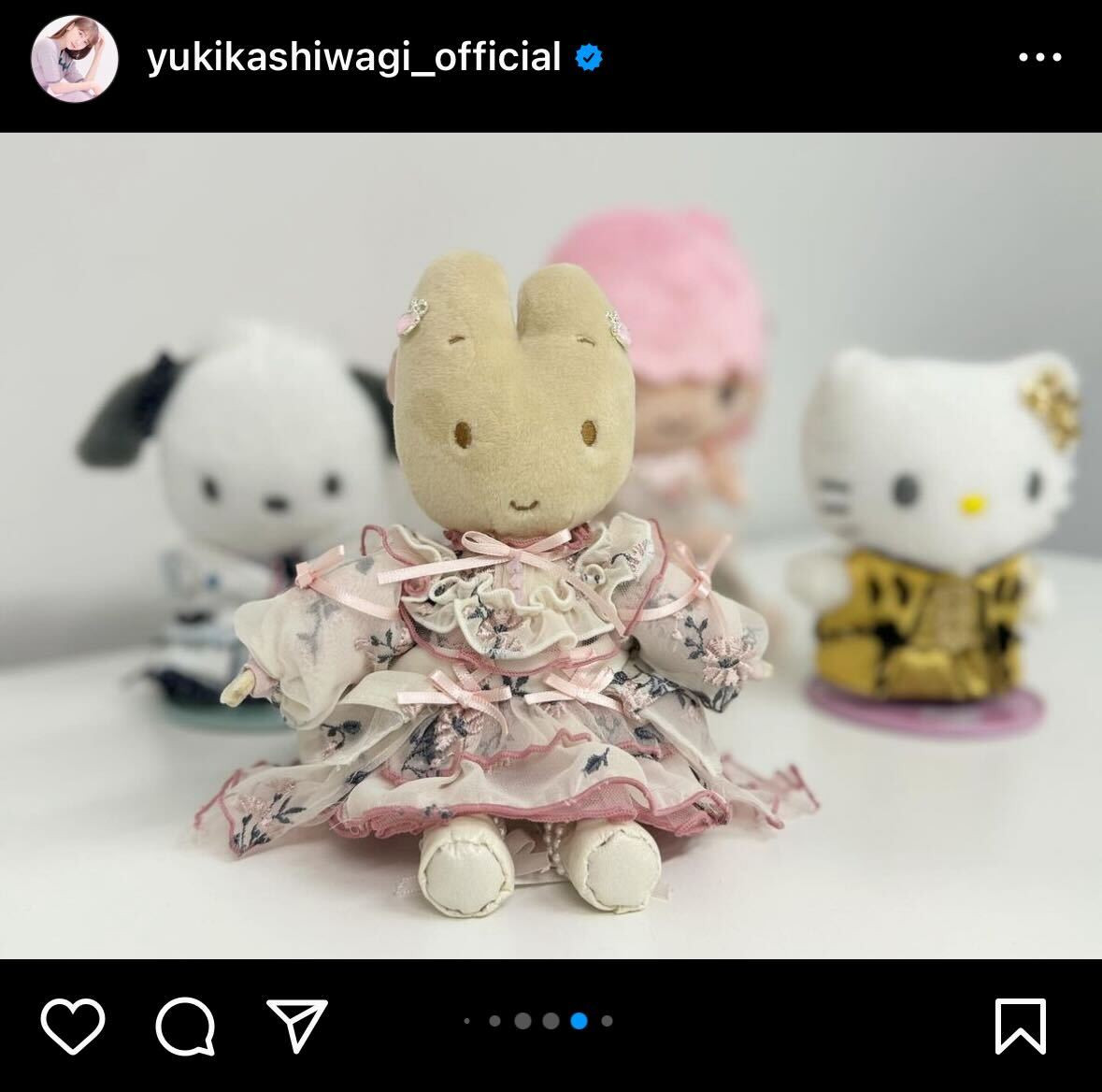 柏木由紀インスタグラムから