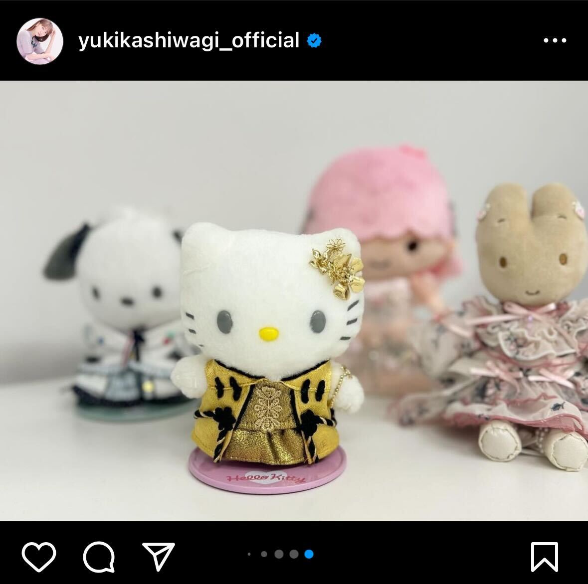 柏木由紀インスタグラムから