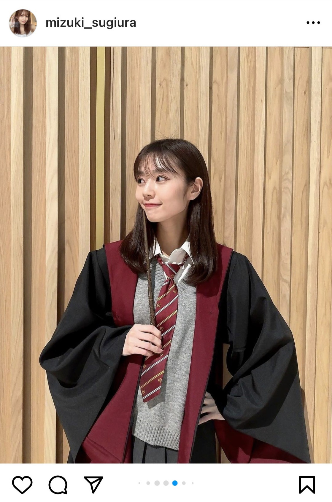杉浦みずきのインスタグラムから