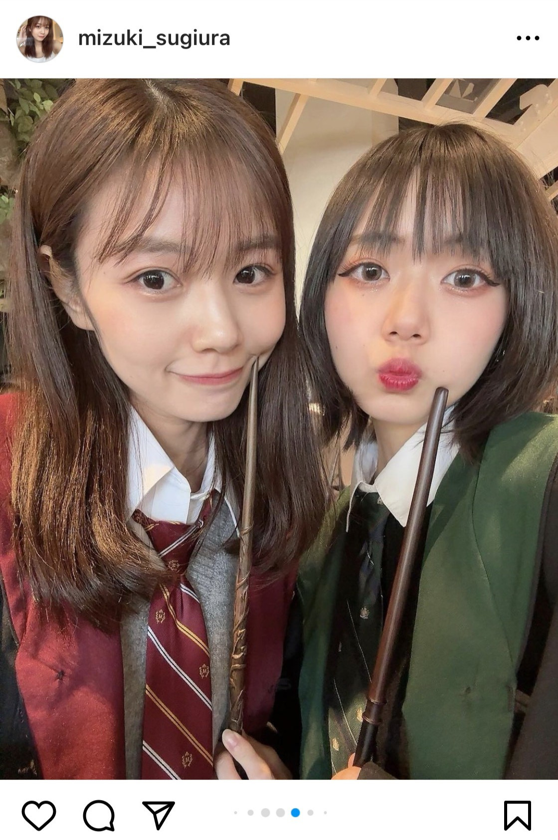杉浦みずきのインスタグラムから