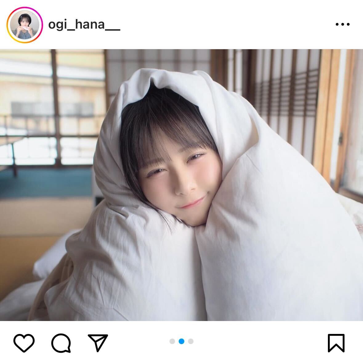 尾木波菜インスタグラムから