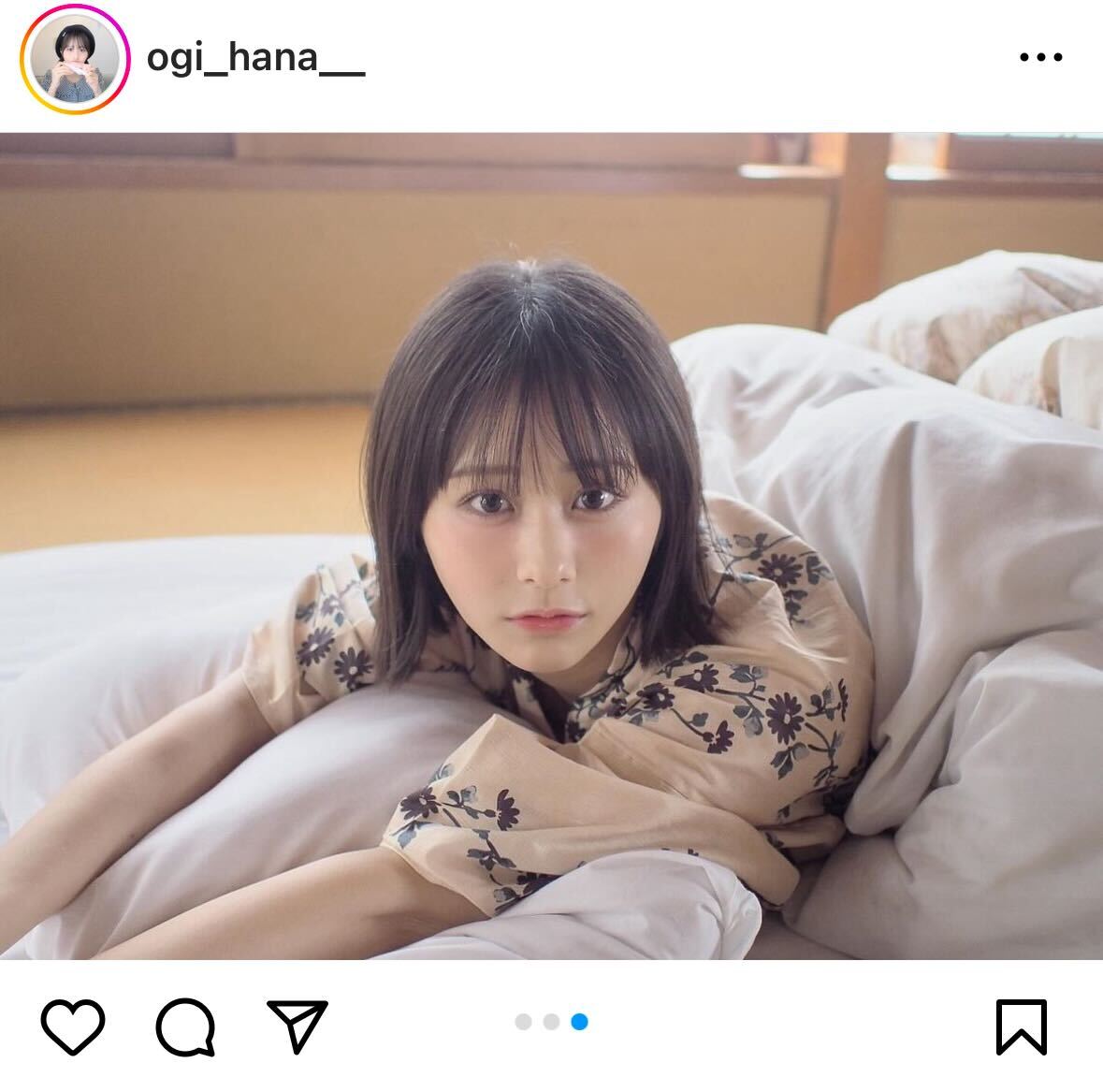 尾木波菜のインスタグラムから