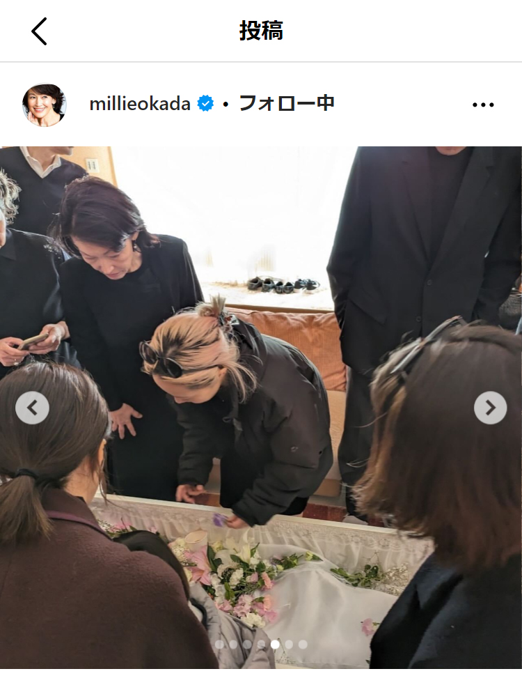 岡田美里のインスタグラムから