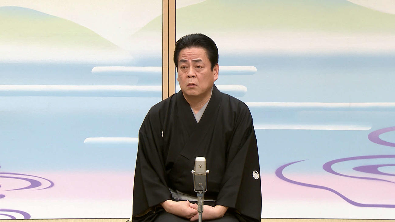 「文七元結」を披露する立川談春（C）MBS