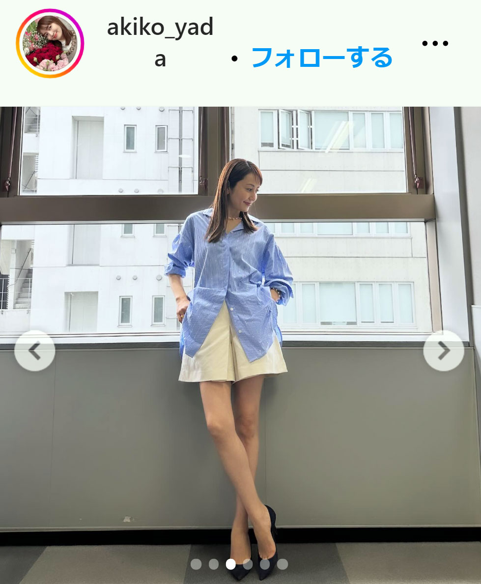 矢田亜希子のインスタグラムから