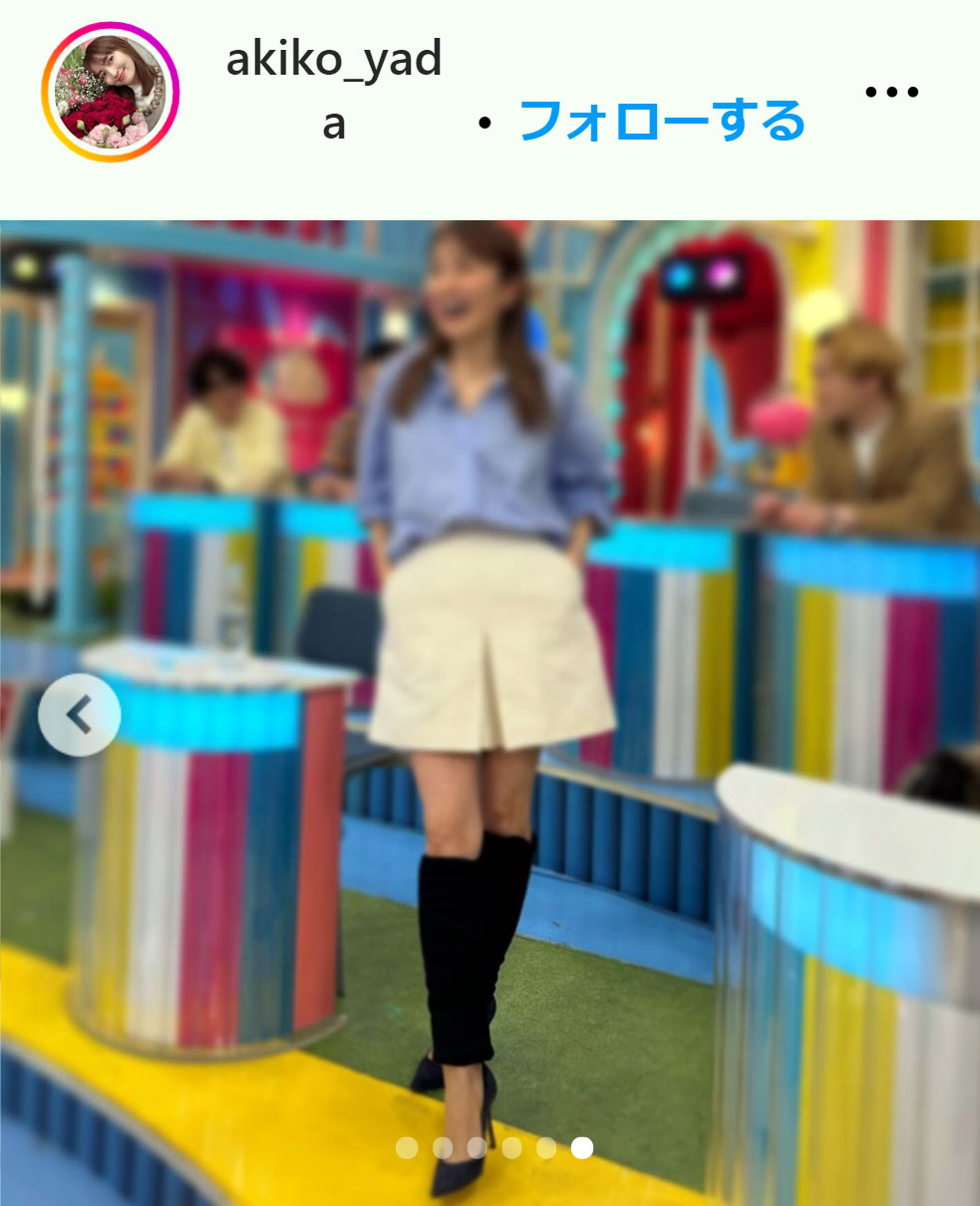 矢田亜希子のインスタグラムから