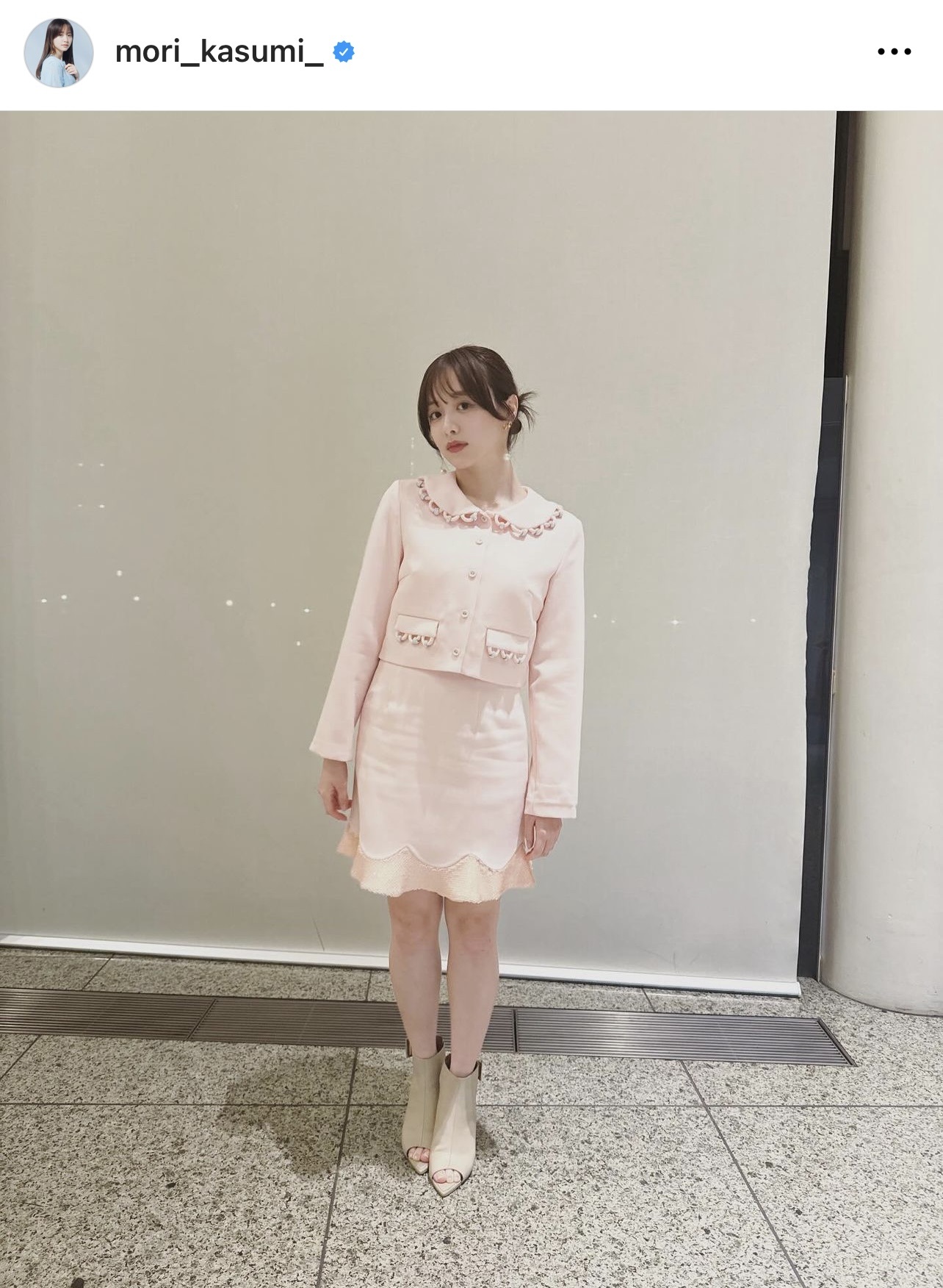 （森香澄のインスタグラムから）