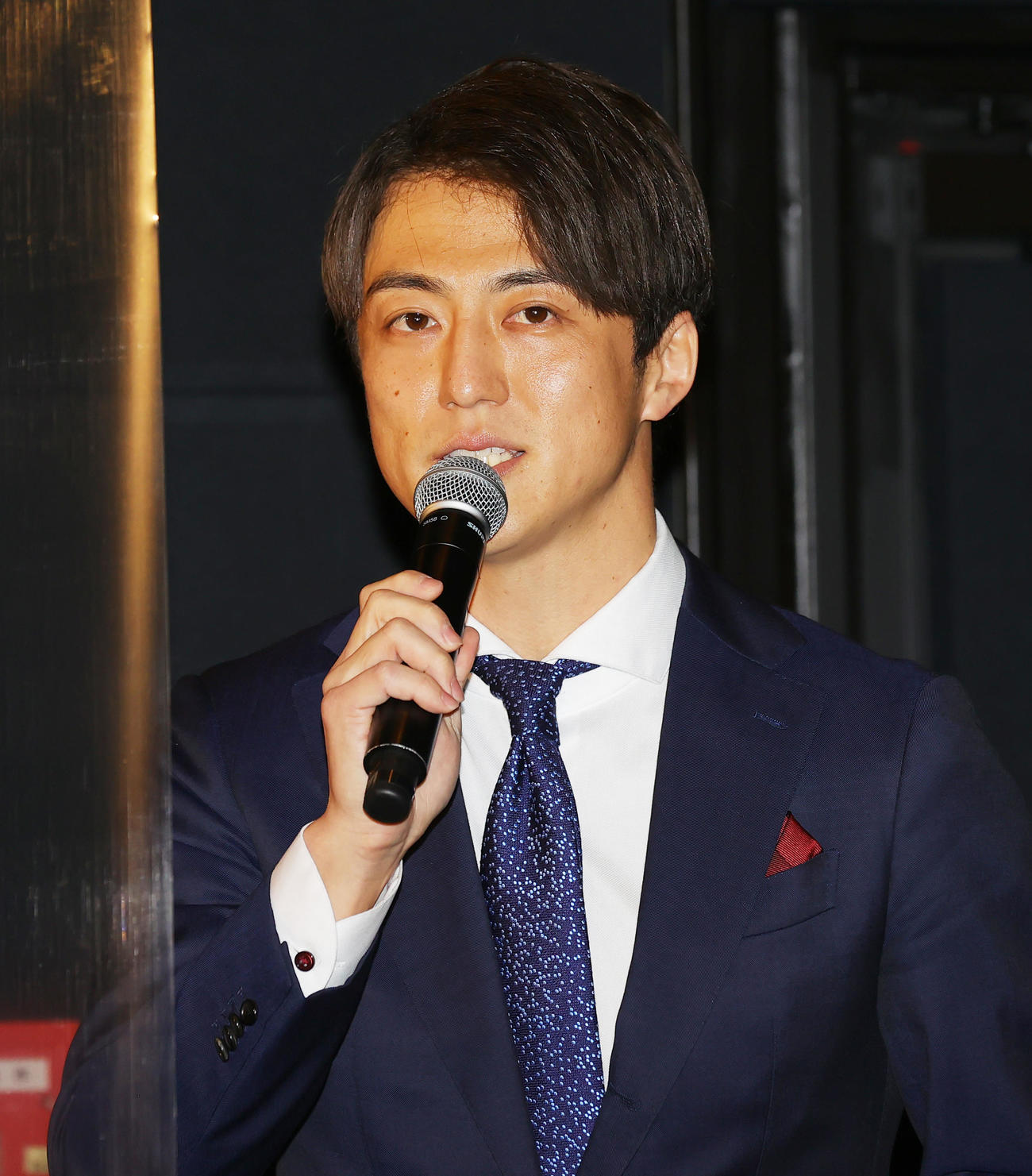梅澤廉アナ（2023年1月撮影）