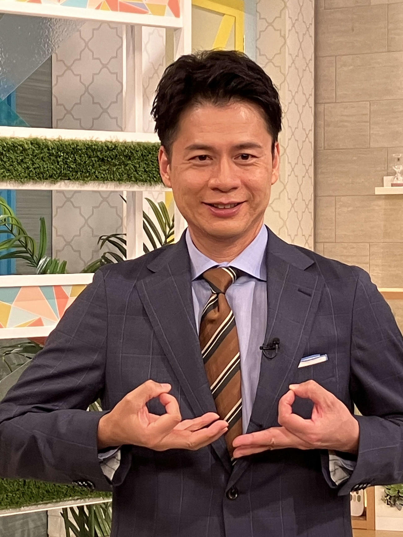 テレビ大阪への熱い思いを語った石井亮次アナウンサー（撮影・阪口孝志）