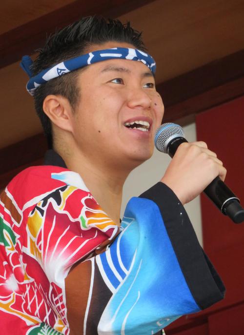 一条貫太が新曲「大漁太鼓」の歌唱奉納　浅草神社で世界デビュー「紅白歌合戦に向かい少しずつ」