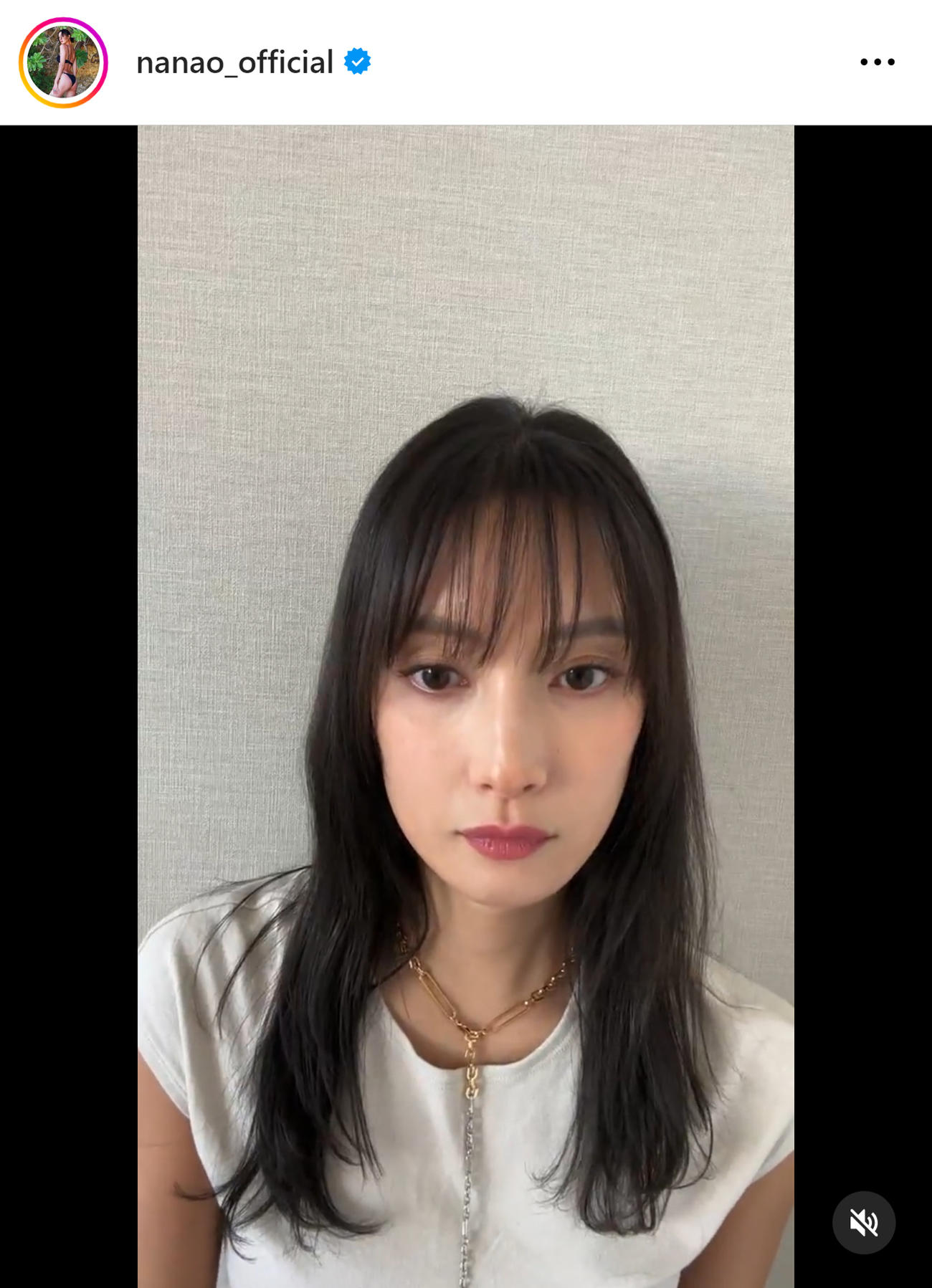 菜々緒のインスタグラムから