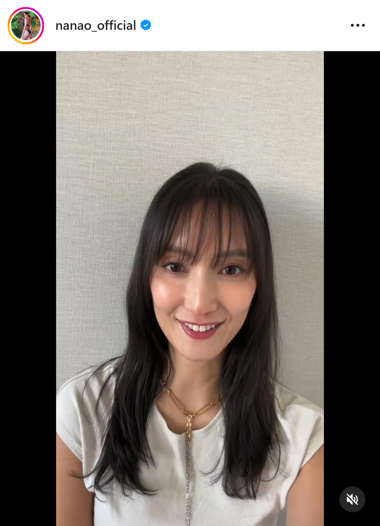 菜々緒のインスタグラムから