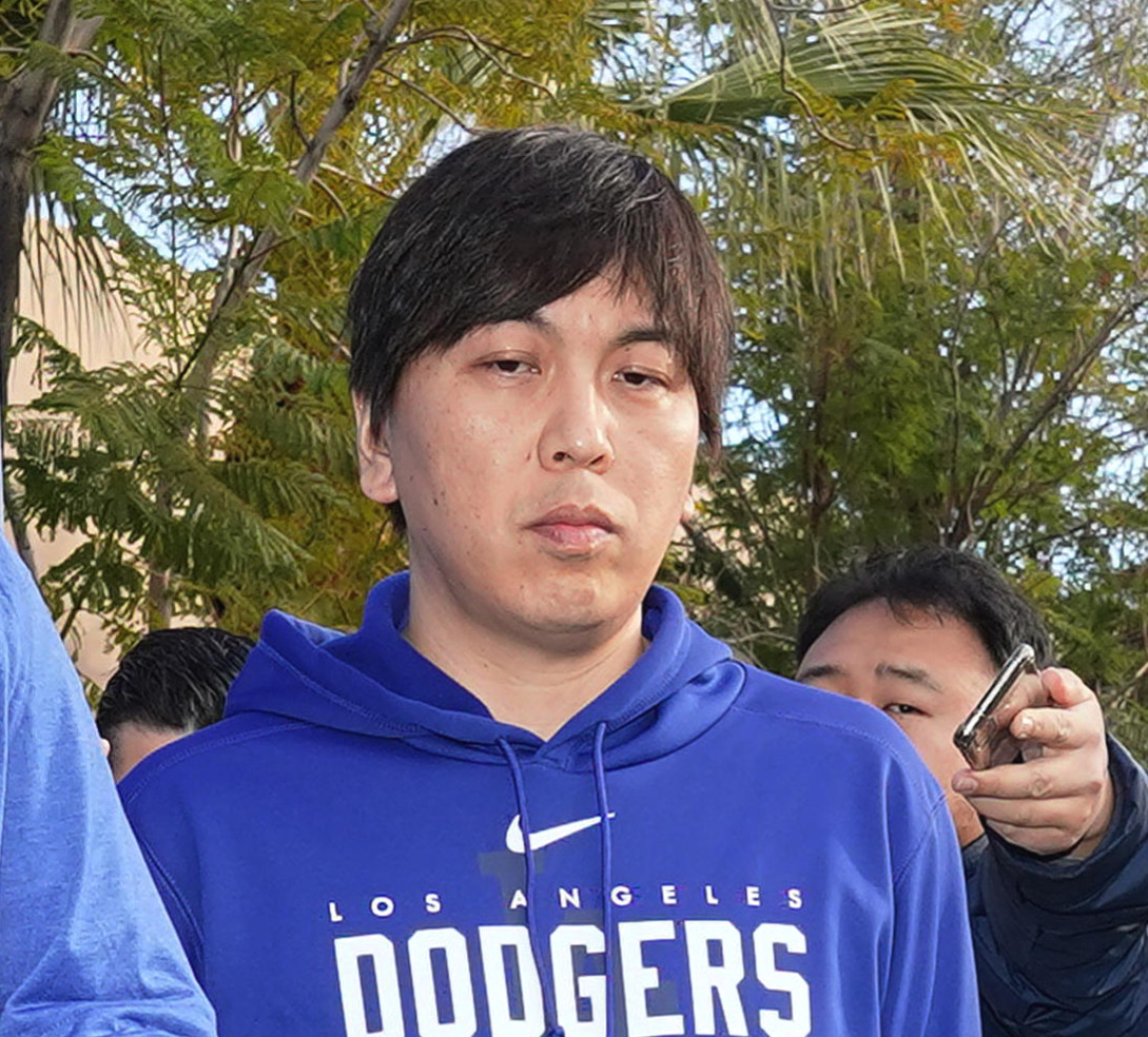 水原一平被告（2024年2月撮影）