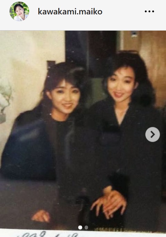 川上麻衣子のインスタグラムから